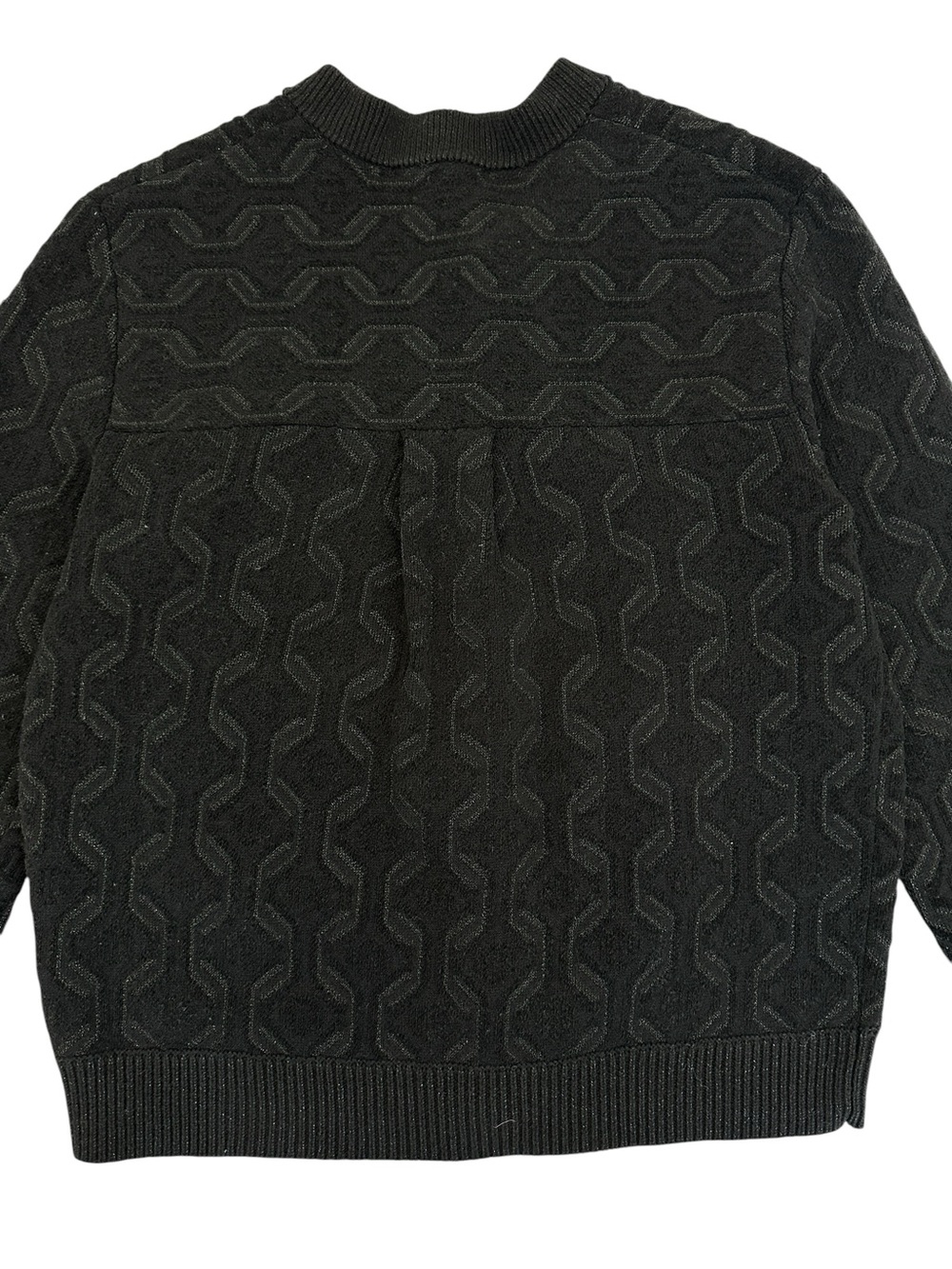 Maje Monserra Cardigan Black Textured Knit Gold Buttons Parisian Chic 2 M - Picture 13 of 16